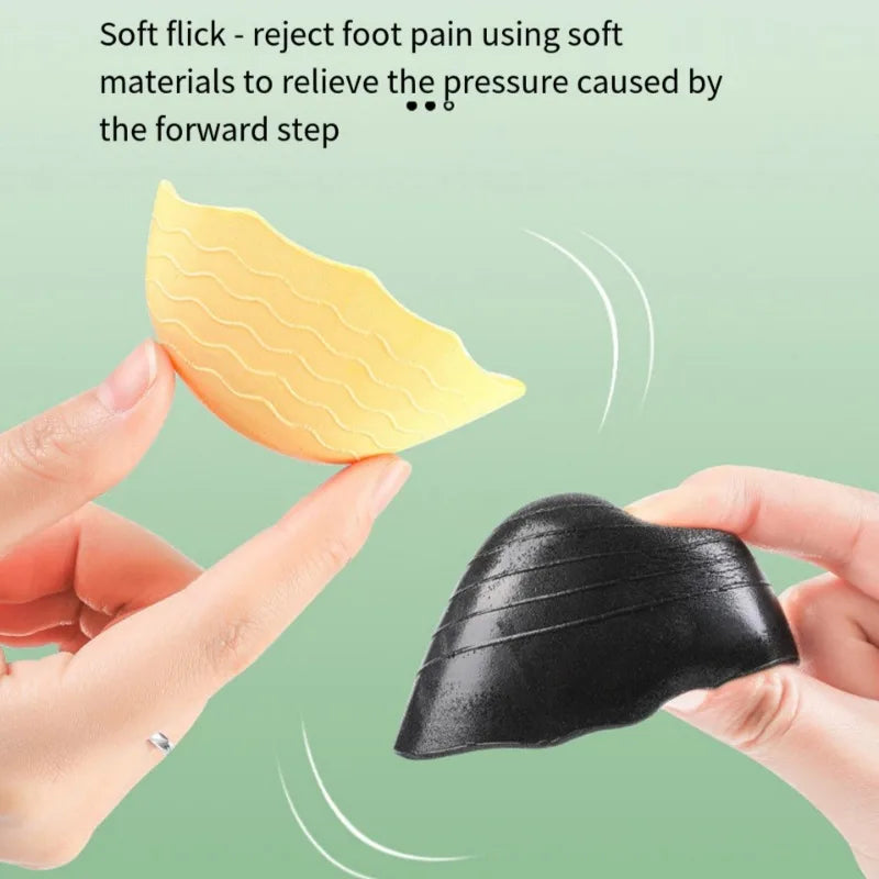 Anti-Sliding Toe Pads – Cuttable PU Foam Toe Plugs & Front Foot Insoles (Shoe Size Reducing Inserts, Soft Accessories)