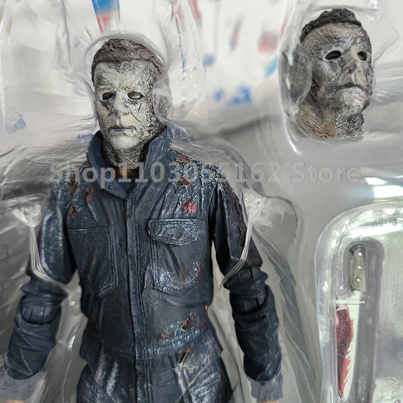 NECA Halloween II Michael Myers Action Figure – Pumpkin Kill Horror Collectible Toy