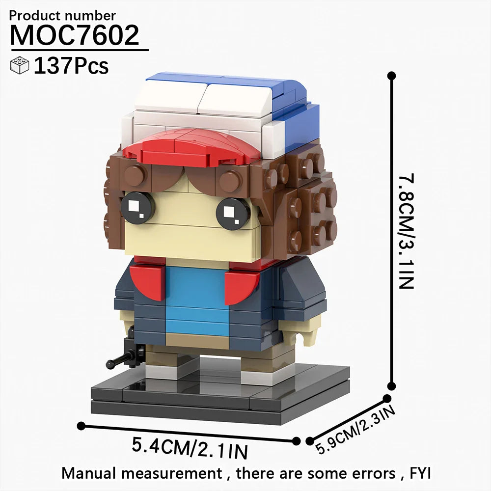 MOOXI Monster Demodog Stranger Things Figure Brickheadz Building Blocks Set – MOC Toy Gift