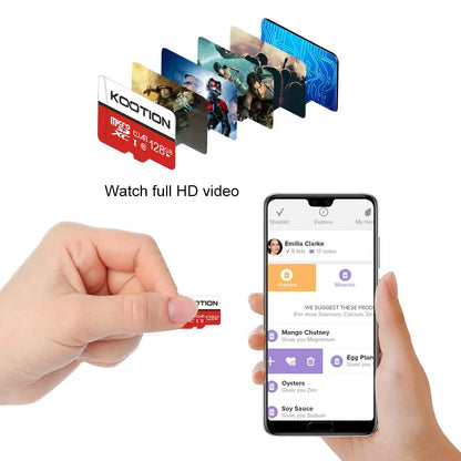 KOOTION Micro SD Memory Card – 32GB/64GB/128GB Class 10 TF Card for Phone & Computer