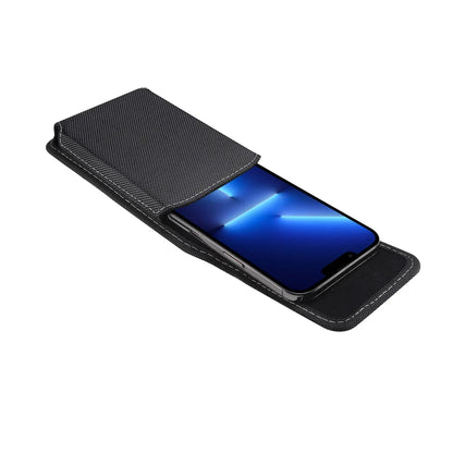 Universal Mobile Phone Waist Bag - Nylon Oxford Fabric Belt Clip Case for iPhone 15/14/13/12 Pro Max, Samsung, Xiaomi, Huawei