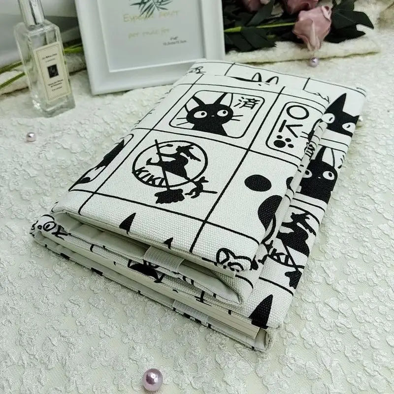 Handmade Fabric Lace Book Jacket — A5/A6/Weeks/Square Diary Protective Cover