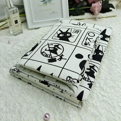 Handmade Fabric Lace Book Jacket — A5/A6/Weeks/Square Diary Protective Cover