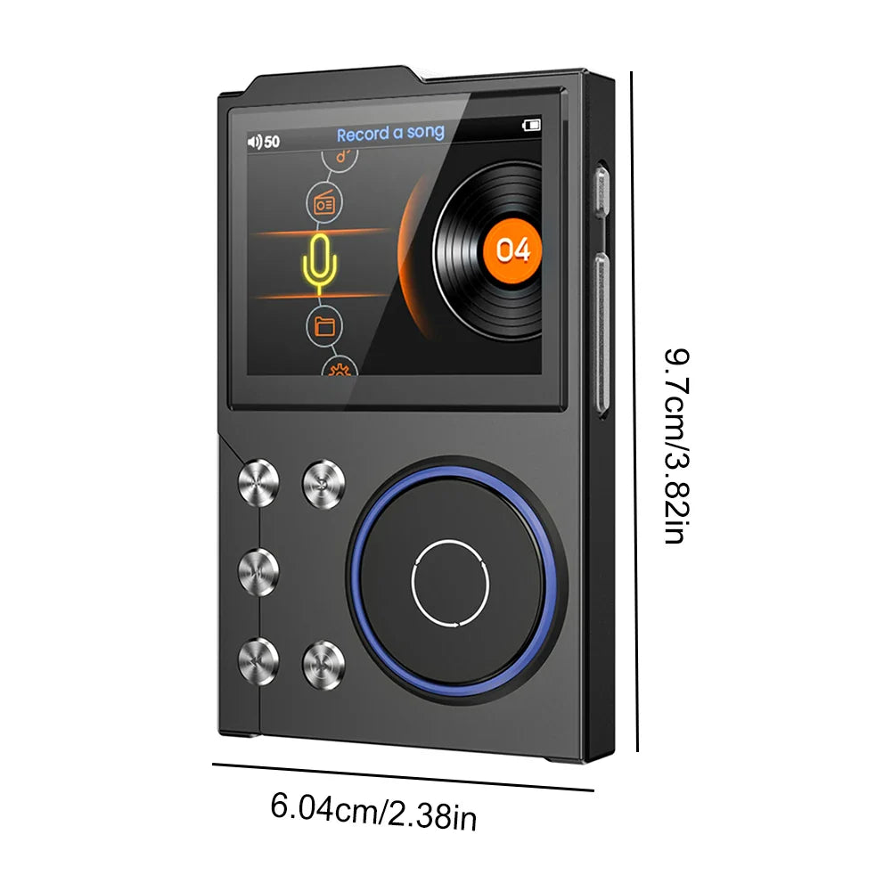 HiFi MP3 Digital Audio Player – Portable Lossless Music Player with DSD Support Up to 256GB