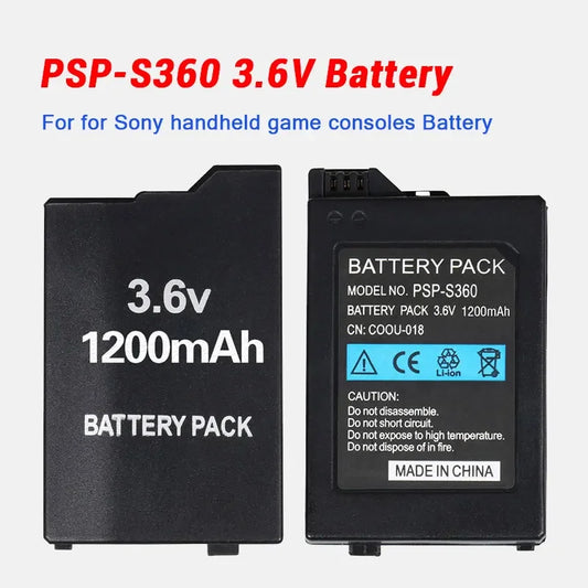 PSP-S360 3.6V Rechargeable Battery – Replacement Lithium Battery for Sony PSP 2000/3000/3001/3004 Game Console