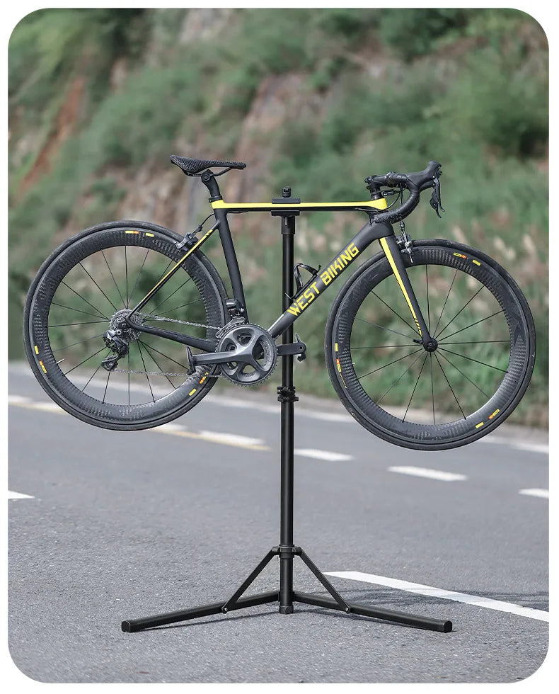 WEST BIKING Foldable Bike Repair & Display Stand – Multipurpose Wall/Floor Rack for Bicycle Storage & Maintenance