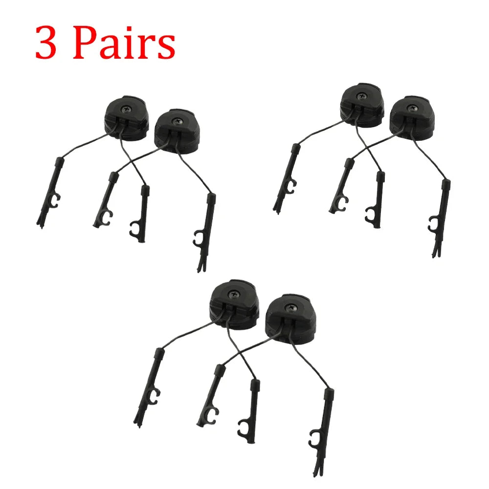 Tactical Headset Bracket – Ops Core Helmet ARC Rail Adapter Set for Comtac II Series Military Noise Cancelling Headset