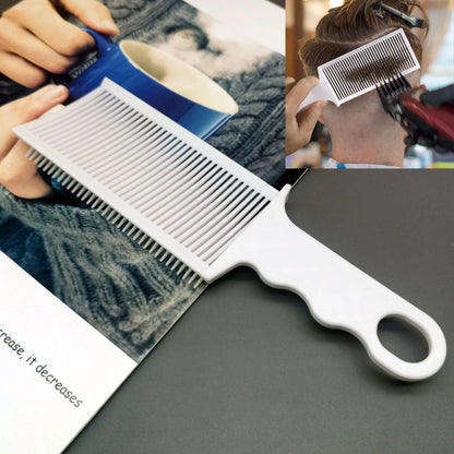 Barber Hair Comb Kit 1/2/3pcs – Flat Top & Fade Styling Comb for Men’s Haircuts