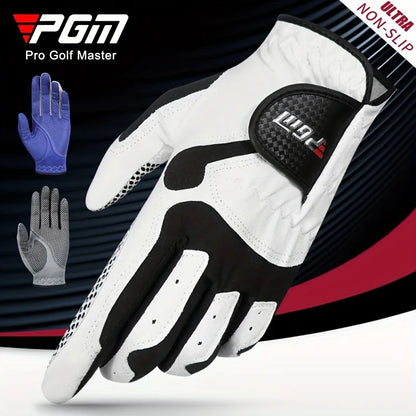 PGM Professional Golf Gloves – Breathable Microfiber, Non-Slip Grip for Club Swing & Putting Training