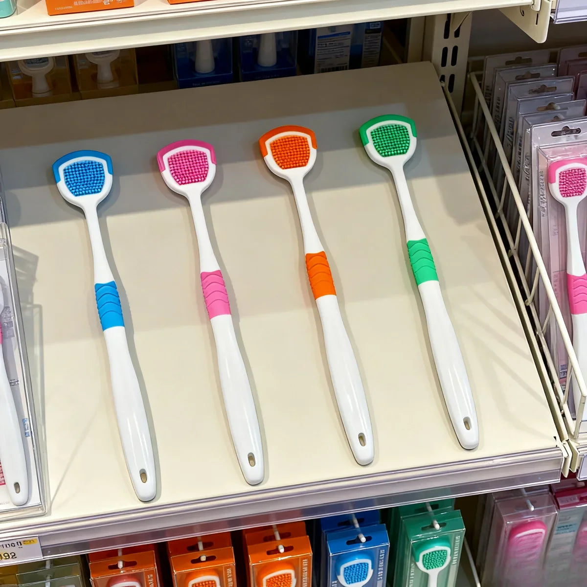 Tongue Scraper for Bad Breath – Oral Hygiene Cleaner for Adults, Daily Fresh Breath Tool