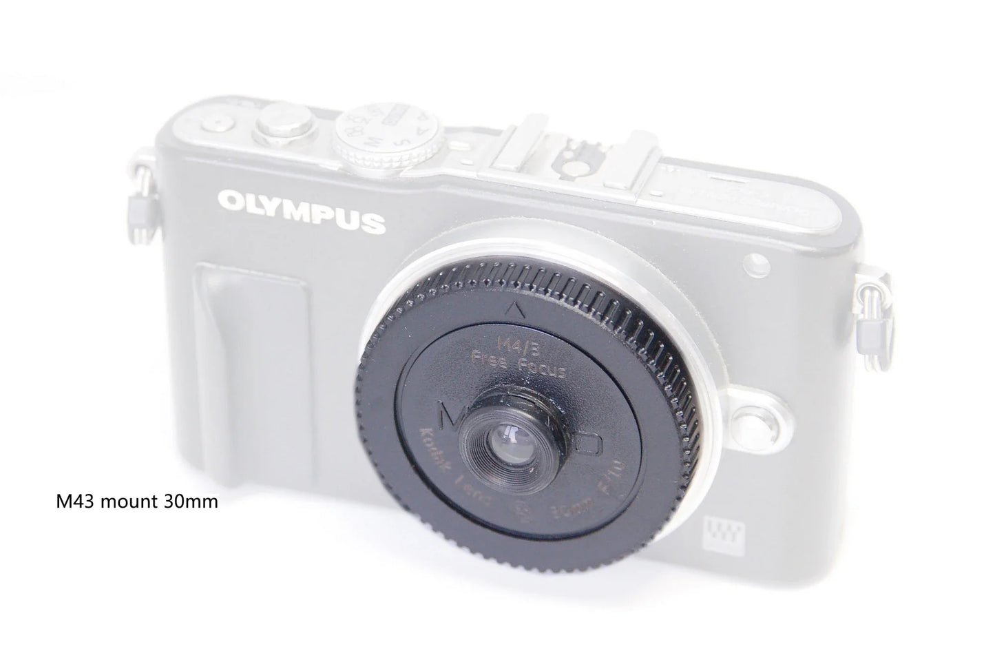 EF-M RF LM L39 M4/3 FX E-Mount Pan-Focus 30mm f/10 Free Focus Lens — Playful Street & Vintage Film Style for Mirrorless Cameras