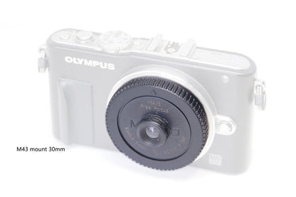 EF-M RF LM L39 M4/3 FX E-Mount Pan-Focus 30mm f/10 Free Focus Lens — Playful Street & Vintage Film Style for Mirrorless Cameras