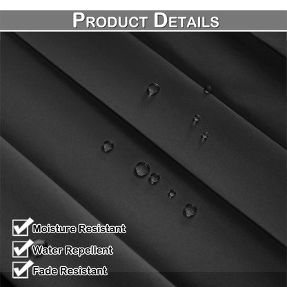 Extra Large Blackout Waterproof Curtain – Thermal Insulated Sliding Door & Shower Drapes for Living Room & Bedroom