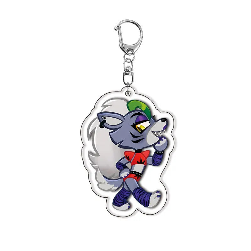 Sundrop FNAF Acrylic Keychain Pendant – Cute Fan Gift & Fun Souvenir Llavero Accessories