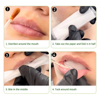 30/40pcs Microblading Lip Isolation Pads — Disposable Protective Film for Permanent Makeup Tattoo Accessories