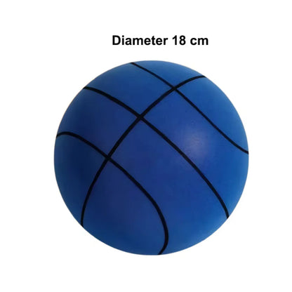 Silent Basketball — Quiet, High-Density Soft PU Foam Squeezable Ball — Indoor Mute Bouncing Sports Toy for Kids
