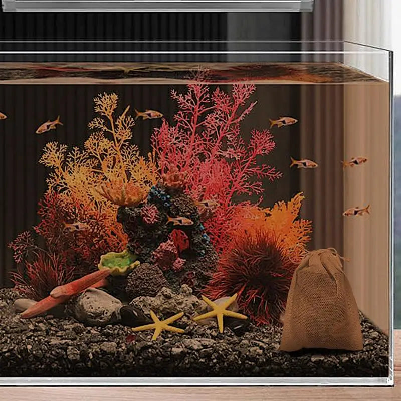 Aquarium Almond Catappa Leaves – Betta & Shrimp Fish Tank Accessories for Creating a Rainforest Environment