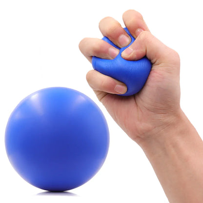Hand Grip Strengthener Ball – Soft Foam Stress Relief & Therapy Exercise Gripper for Rehab, Gym, Office & Home Use