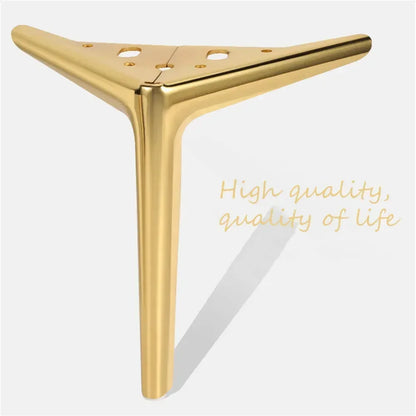 4Pcs Metal Furniture Legs – Heavy-Duty Feet for TV Stand, Sofa, Cabinet & Table, 800KG Load Capacity