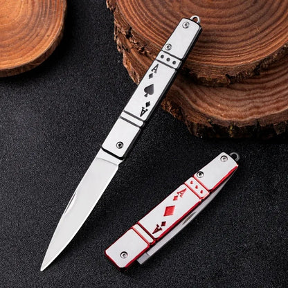Sharp EDC Fruit Knife - Handy Pocket Survival Knife for Self-Defense, Camping, and BBQ Multi-Purpose Tool