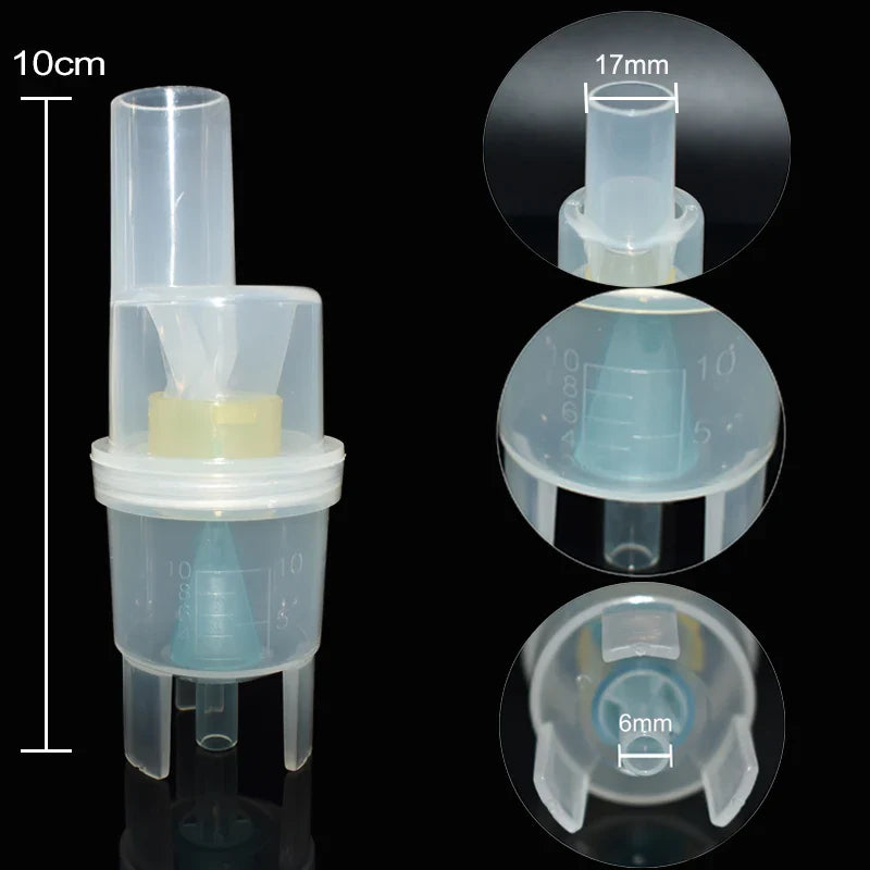 Allergy Inhaler Nebulizer — Medical Atomized Cup with Air Compressor, 6ML/10ML Medicine Tank for Home Health Care