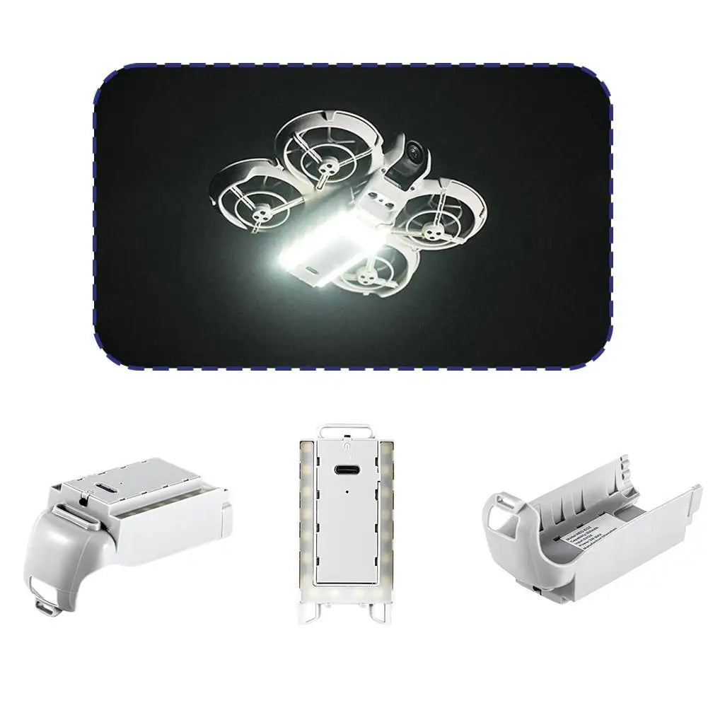 DJI NEO Drone Landing Gear Night Light — Luminous Tripod with Built-in Rechargeable Battery Snap Design