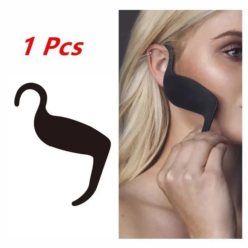 Eyeliner Cards & Contour Stencils - Face, Cheek, Nose Makeup Model & Eyebrow Shaper Tools for Beauty Accessories