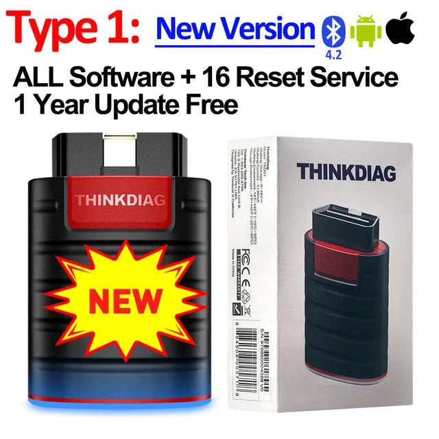 THINKCAR Thinkdiag OBD2 Scanner – Full Software Bidirectional Car Diagnostic Tool