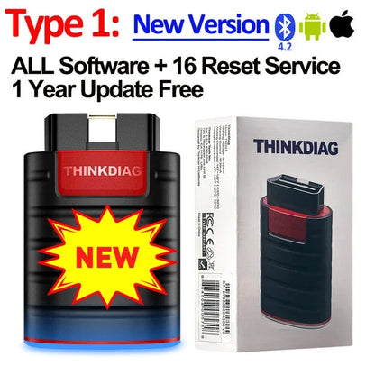 THINKCAR Thinkdiag OBD2 Scanner – Full Software Bidirectional Car Diagnostic Tool