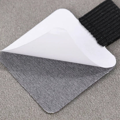 6-1pcs Self-Adhesive Pen Loops and Pencil Holders - PU Leather Pad for Stylus, Pencils, Notebooks, Anti-Lost and Anti-Fall Elastic Loops
