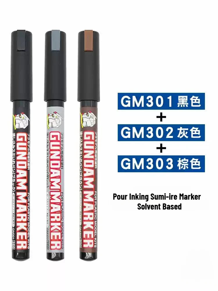 MR.Hobby GM301P/302P/303P/GM300 Model Permeation Pen – Leaking Marker for Painting, DIY Hobby Tools