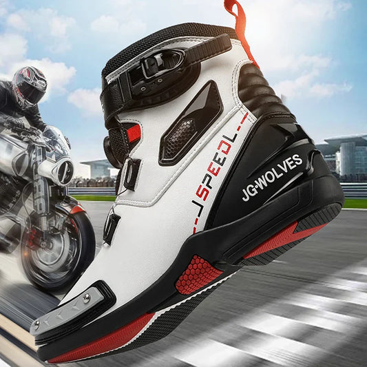 New Motorcycle Boots for Men & Women – Anti-Slip Winter Riding Sneakers for Bicycle, Mountain Racing & Road Speed, Autumn Ready