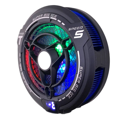 FS12 45W Semiconductor Tablet & Phone Cooler – Magnetic RGB Gaming Cooling Fan for Tablets, iPads & Smartphones with Powerful Heat Dissipation