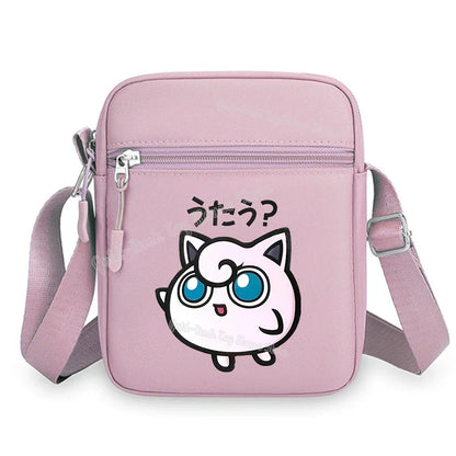 Pokemon Pikachu Cartoon Shoulder Bag – Large Crossbody Messenger Bag for Boys & Girls School Handbag