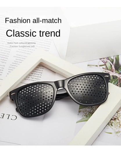 Anti-Myopia Pin Hole Glasses – Vision Correction & Eye Fatigue Relief for Men & Women