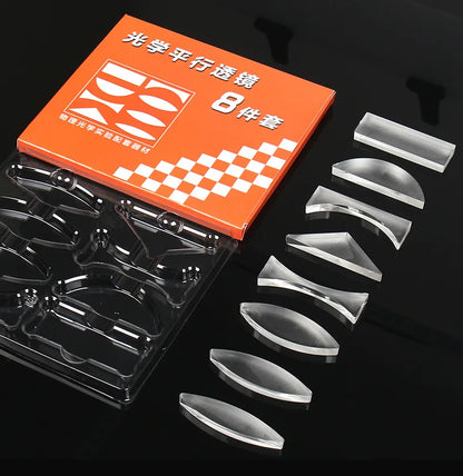 Geometric Optics Experiment Kit – Convex & Concave Lens Light Refraction Reflection Physics Set for Kids Science Learning