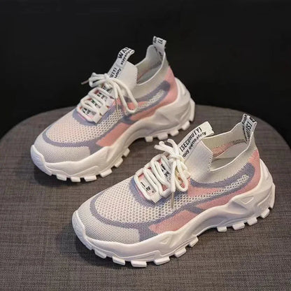 2024 Fashionable Women's Running Shoes – Korean-Style Breathable & Lightweight Sports Shoes for Ladies