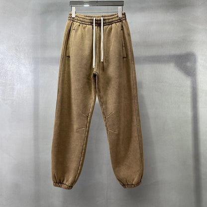 Batik Pattern Fleece Sweatpants – Cozy Casual Warm Pants
