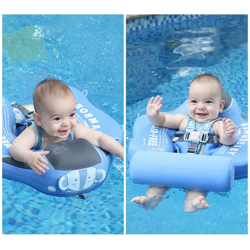 Mambobaby Non-Inflatable Baby Swimming Float Seat - Pool Toys for Boys and Girls - Fun Accessories for Safe Water Play