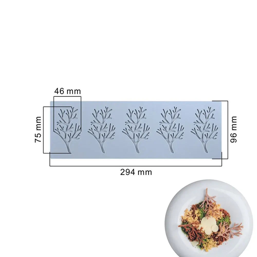 3D Cake Lace Silicone Mold — Leaves, Honeycomb & Butterfly Fondant Chocolate Stencil for Cake Decorating