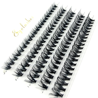 HBZGTLAD 280Pcs 3D Mink Eyelash Clusters Set – Handmade 10D 60D 80D Natural Style False Eyelashes Extension Bundle Pack