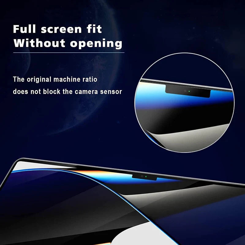 HD Clear Screen Protector for MacBook Pro & Air — Soft Film for 13", 14", 15", 16" (M1 & M2, Pro & Max)