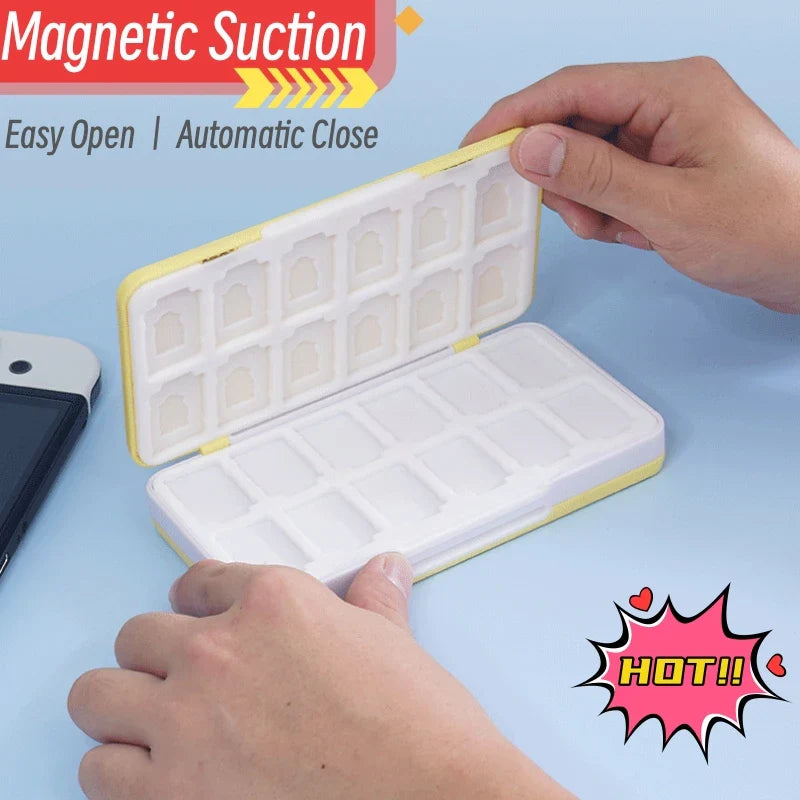 Cool Game Card Case for NS Switch Lite - 48-in-1 Slots Storage Box, Protective for Switch OLED, Game Cartridge Accessories
