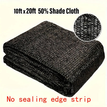 Black Garden Sunshade Mesh - UV Resistant Breathable Heat Block Cover for Greenhouse & Vegetable Garden Protection