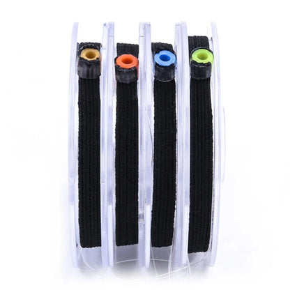 Fishing Tippet Spool Rings – Plastic Wire Loop Tackle Tool, Fly Fishing Tippet Holder with Spool Bands 69HD
