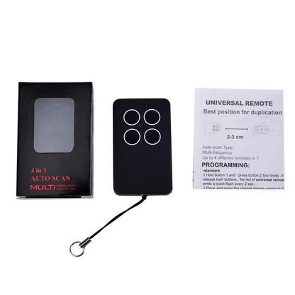 Universal Multi-Frequency 280-868MHz Garage Door Remote – Fixed & Rolling Code Duplicator
