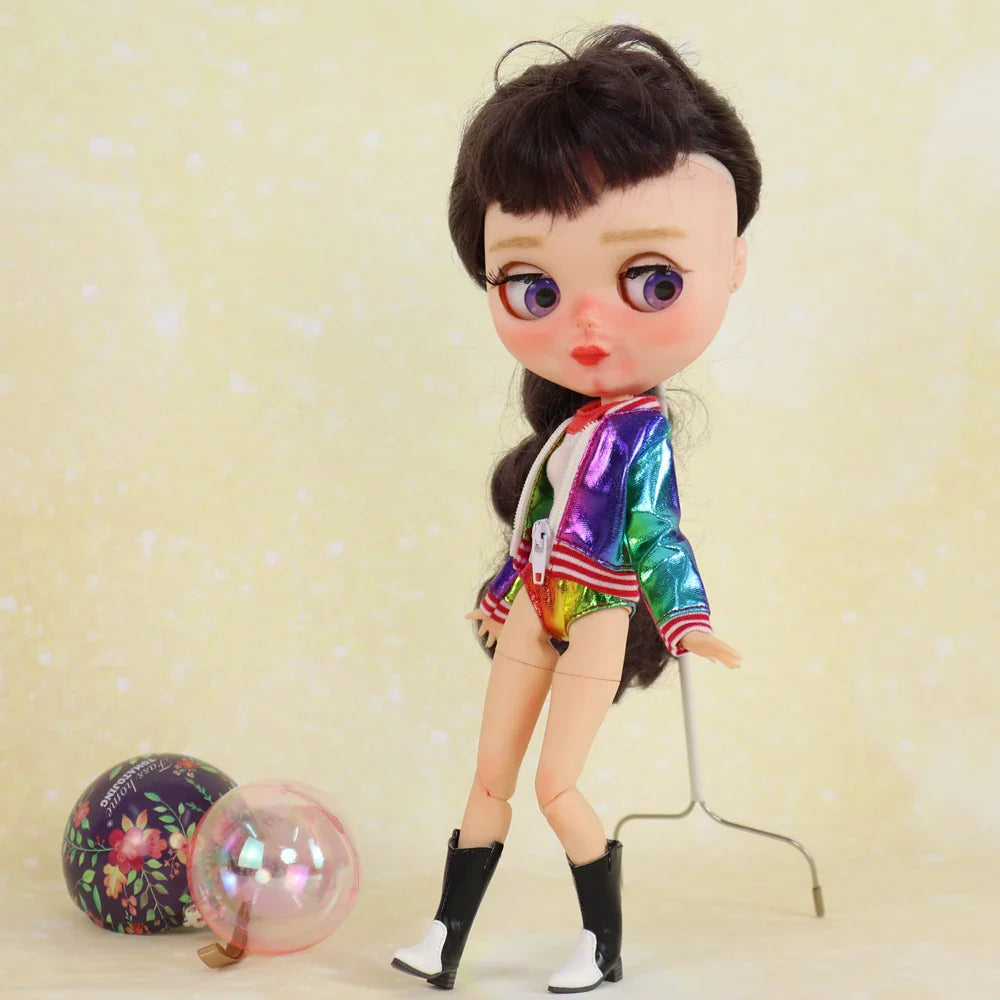 1/6 Scale Blythe Doll Cowboy Boots – Cool Shoes for 30cm Anime Girl BJD