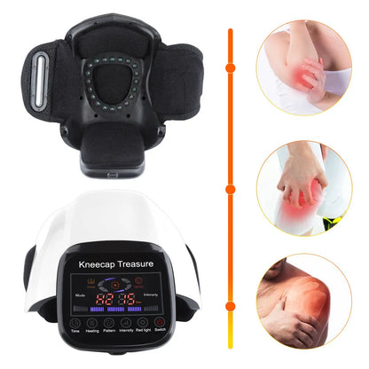 Electric Knee Protector Massager: Heating Compress Joint Physiotherapy Instrument for Arthritis Pain Relief