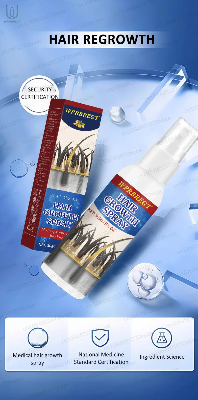 Hair Water Spray – Specially Formulated for Regular Use to Nourish and Revitalize Hair