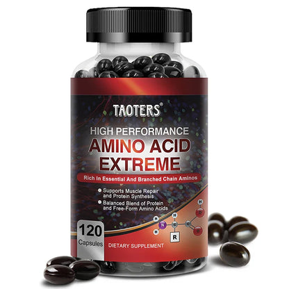 Advanced Bodybuilding Amino Acid Capsules – Boost Strength, Endurance, Muscle Mass & Energy